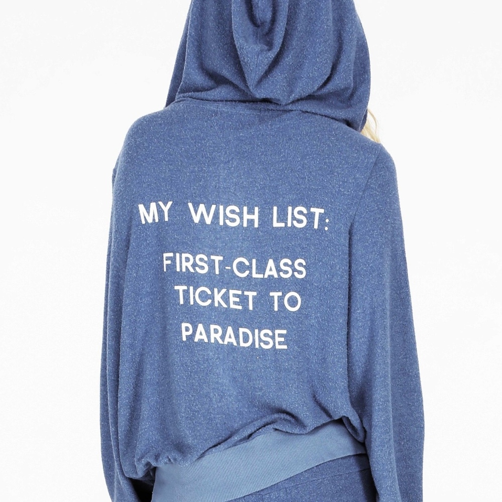 WILDFOX MY WISH LIST MALIBU HOODIE NWT!